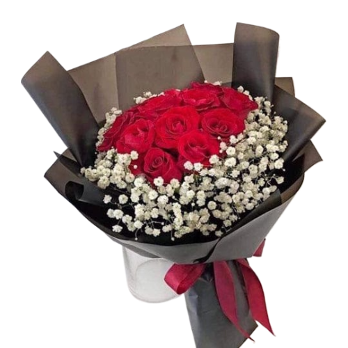 red rose bouquet