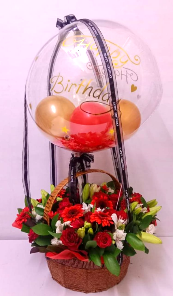 birthday balloon & Flower meru