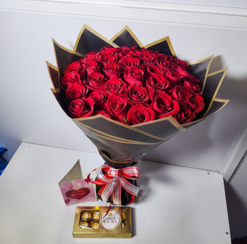 Valentine flowers meru