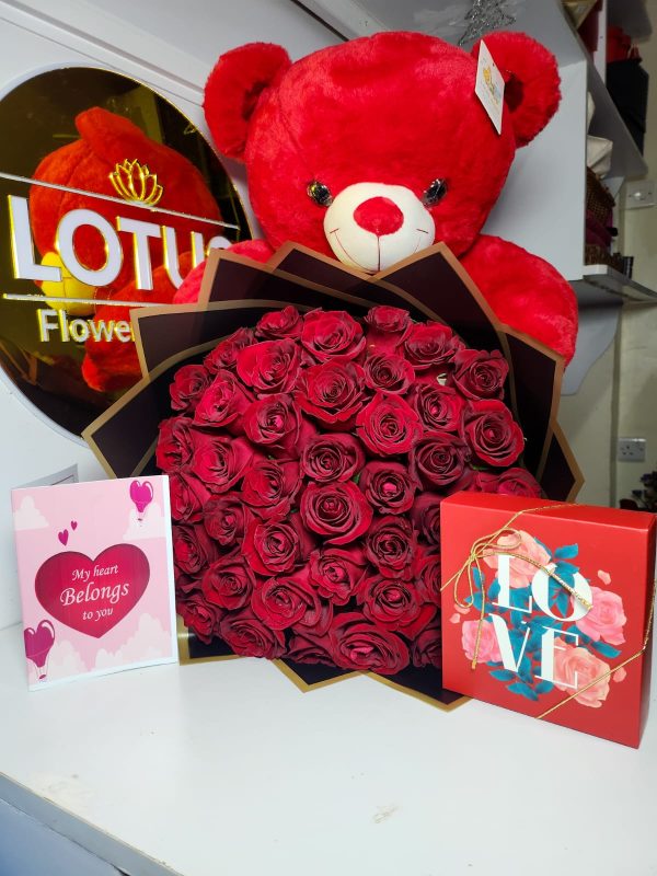 Valentine flower delivery meru